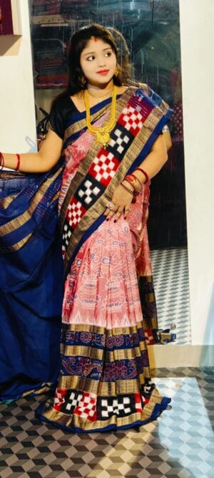 Sambalpuri saree with sapta disign